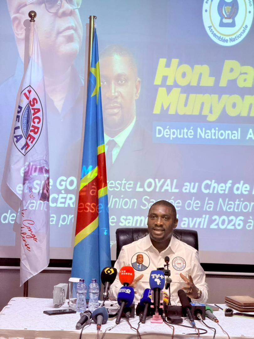 RDC : Patrick Munyomo réaffirme sa loyauté et appelle à l’unité face à la crise sécuritaire