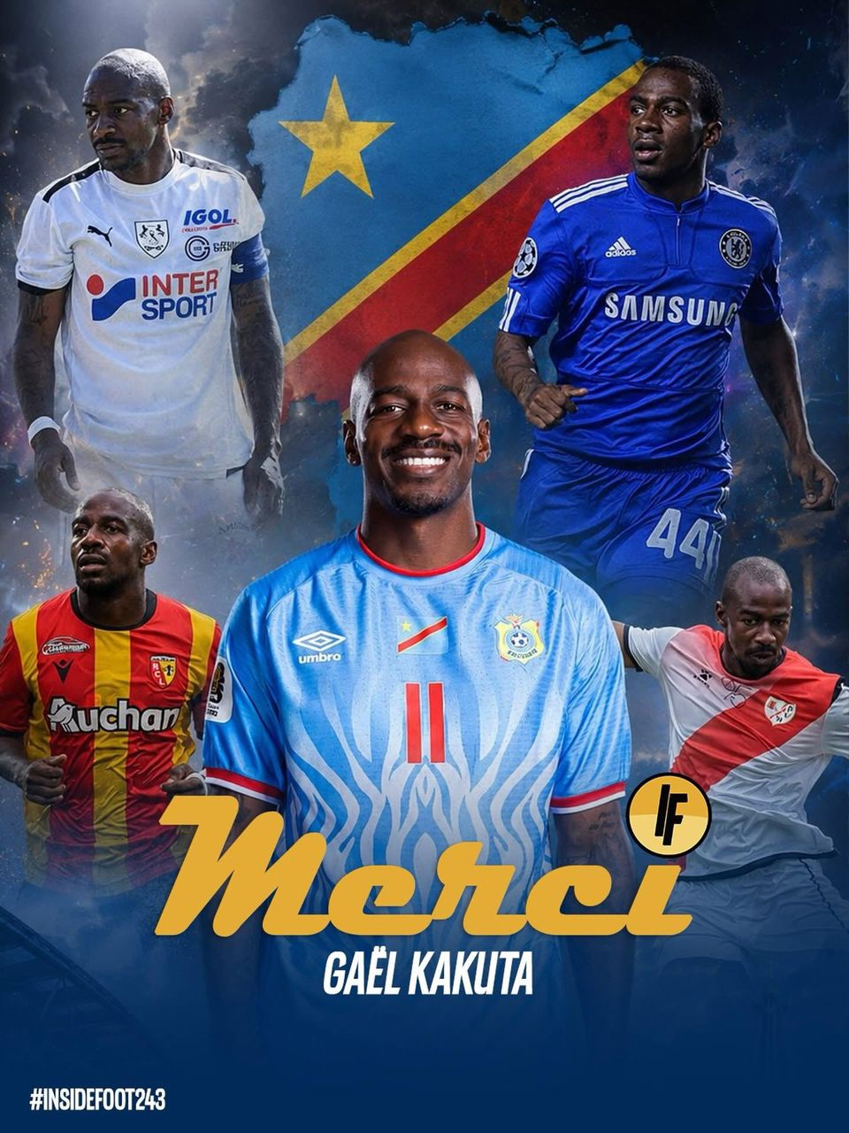 Football : Gaël Kakuta annonce sa retraite sportive à 35 ans